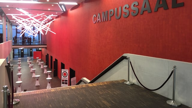Blick ins Foyer des Campussaal Blick ins Foyer des Campussaal