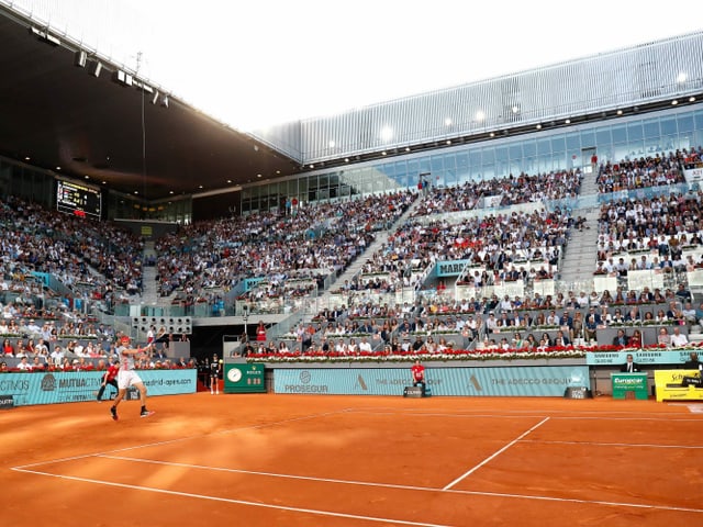 Ein Spieler im Stadion in Madrid. Ein Spieler im Stadion in Madrid.