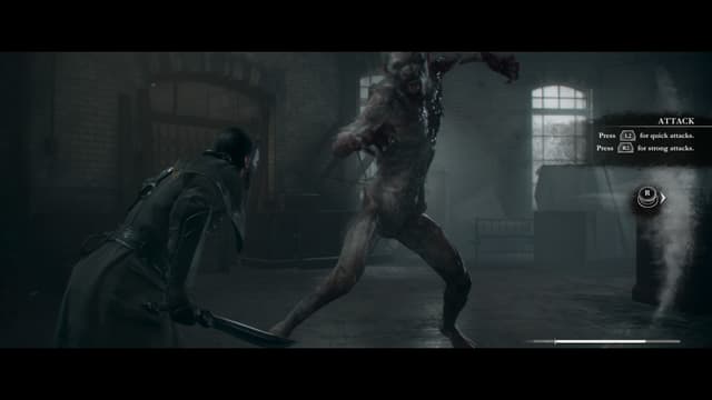 Ein Werwolf-Vampir hohlt zum Angriff aus. Ein Werwolf-Vampir hohlt zum Angriff aus.