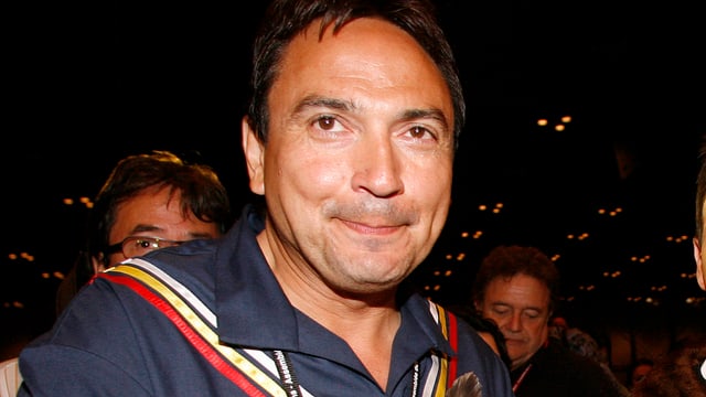 Porträtaufnahme des neu gewählten Oberhäuptlings der Indianer Kanadas, Perry Bellegarde. Porträtaufnahme des neu gewählten Oberhäuptlings der Indianer Kanadas, Perry Bellegarde.