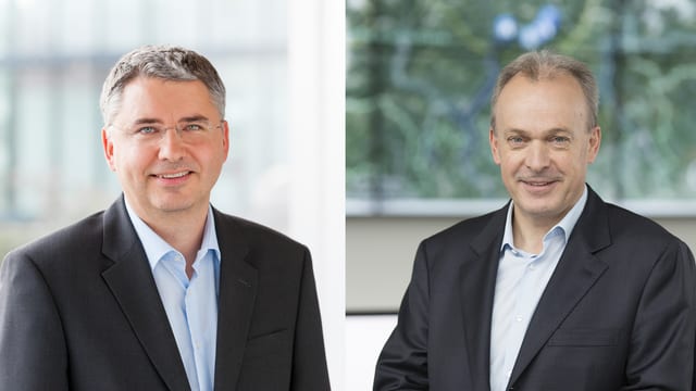Severin Schwan und Urs Schäppi Severin Schwan und Urs Schäppi
