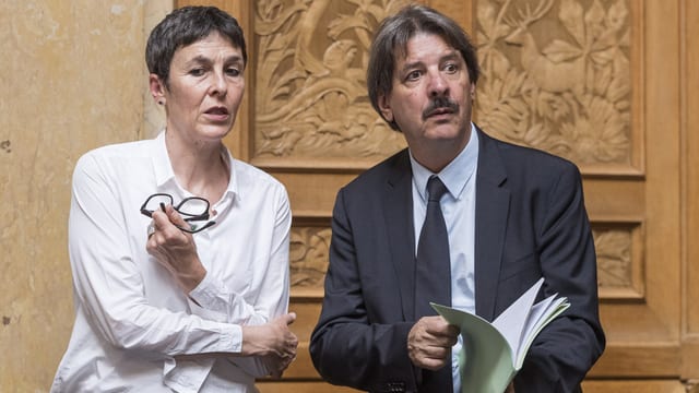 Gysi neben Rechsteiner im Nationalrat Gysi neben Rechsteiner im Nationalrat