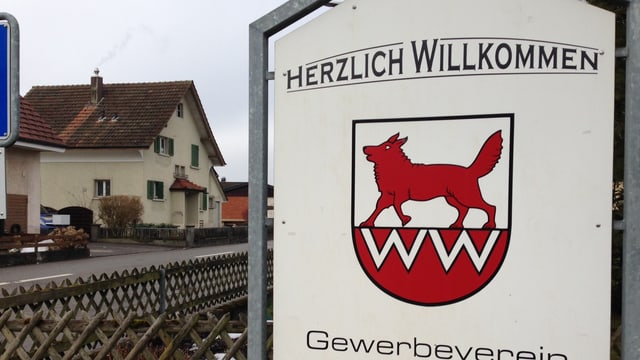 Ortseingangstafel Wolfwil Ortseingangstafel Wolfwil