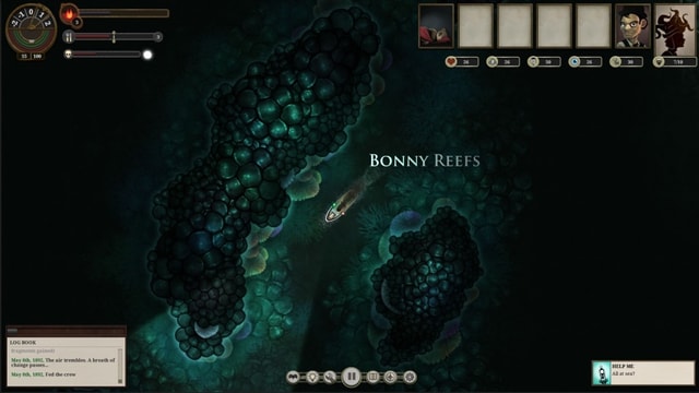 Spielszene aus «Sunless Sea» Spielszene aus «Sunless Sea»