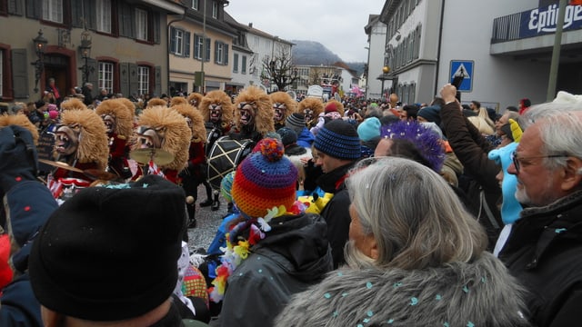 Zuschauer am Umzug Zuschauer am Umzug