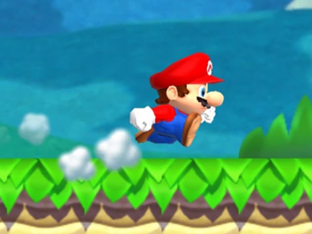 La figura da gieus da computer Super Mario. La figura da gieus da computer Super Mario.