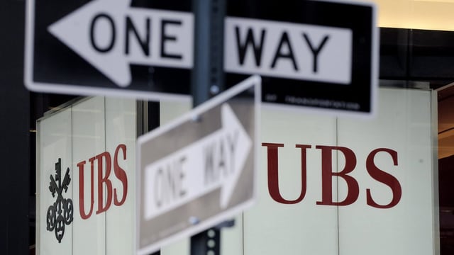 UBS Logo in new York UBS Logo in new York