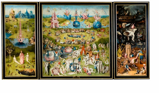 «Der Garten der Lüste» im Original. «Der Garten der Lüste» im Original.