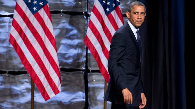 Porträt von Barack Obama. Porträt von Barack Obama.