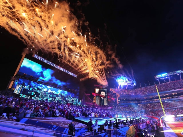 Szene aus dem Super Bowl