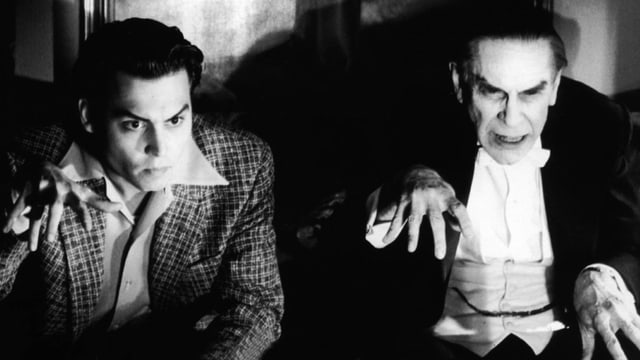 Johnny Depp und Martin Landau. Johnny Depp und Martin Landau.