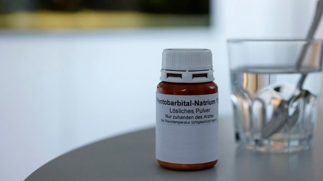 Das Schlafmittel Pentobarbital wird von Sterbewilligen eingenommen. Das Schlafmittel Pentobarbital wird von Sterbewilligen eingenommen.