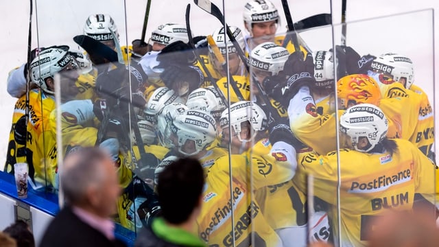 Die SCB-Spieler stehen im Halbfinal. Die SCB-Spieler stehen im Halbfinal.