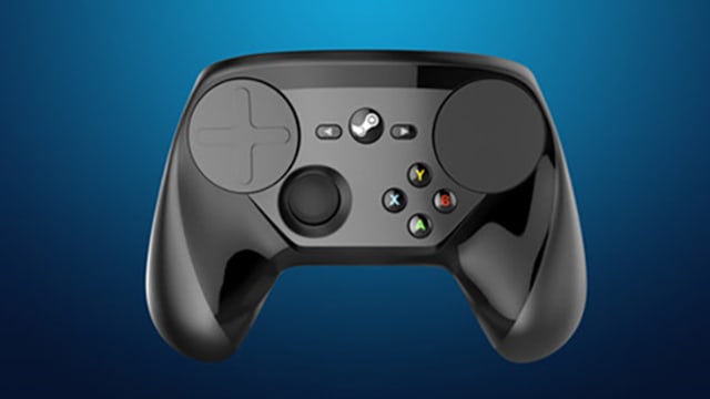 Der neue Steam Controller hat zwei runde Trackpads für beide Daumen. Der neue Steam Controller hat zwei runde Trackpads für beide Daumen.