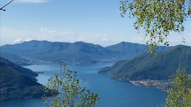 Blick auf den Lago Maggiore Blick auf den Lago Maggiore