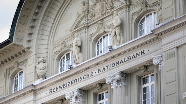Fassade des SNB-Gebäudes in Bern Fassade des SNB-Gebäudes in Bern