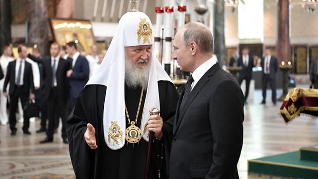 Putin mit dem Patriarchen Kirill, 30. Juli in St. Petersburg Putin mit dem Patriarchen Kirill, 30. Juli in St. Petersburg