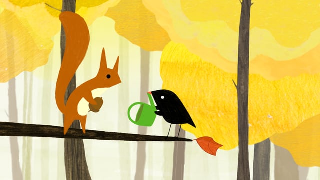 Video «Der kleine Vogel und das Eichhörn» abspielen Video «Der kleine Vogel und das Eichhörn» abspielen