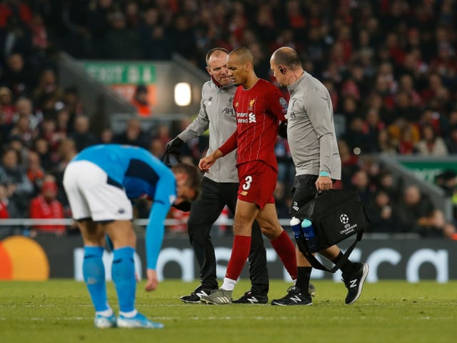 Liverpools Fabinho. Liverpools Fabinho.