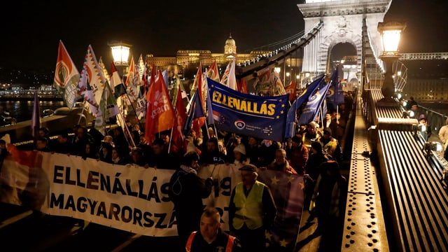 Proteste in Budapest Proteste in Budapest