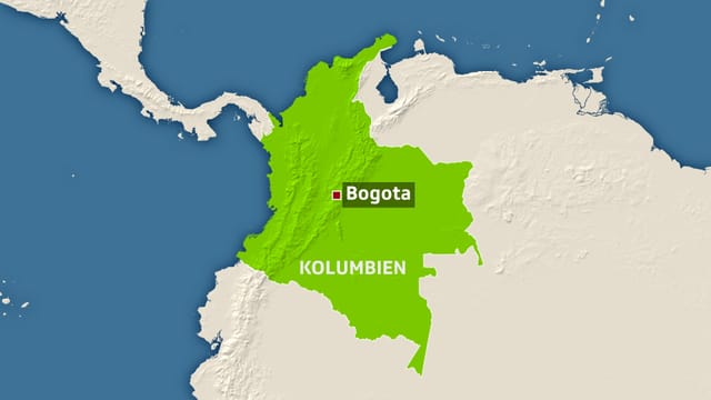 Karte von Kolumbien. Karte von Kolumbien.