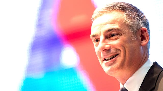 Portrait des Helvetia-CEOs Stefan Loacker. Portrait des Helvetia-CEOs Stefan Loacker.