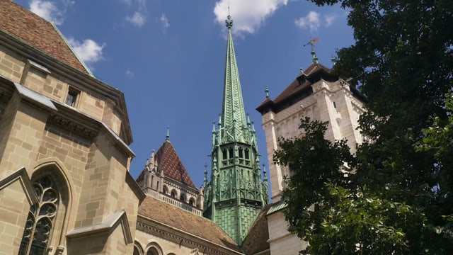 Eine Kathedrale im Sonnenschein. Eine Kathedrale im Sonnenschein.