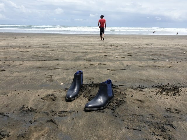 Mann am Strand Mann am Strand