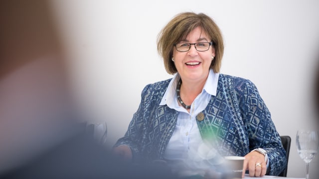 Publikumsratspräsidentin Susanne Hasler Publikumsratspräsidentin Susanne Hasler