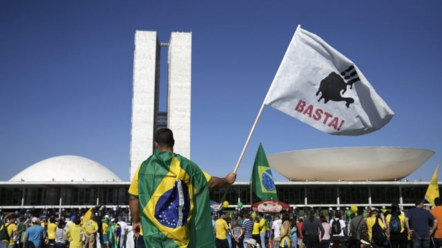Demonstation gegen Rousseff. Demonstation gegen Rousseff.