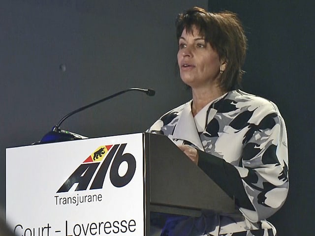Verkehrsministerin Doris Leuthard. Verkehrsministerin Doris Leuthard.