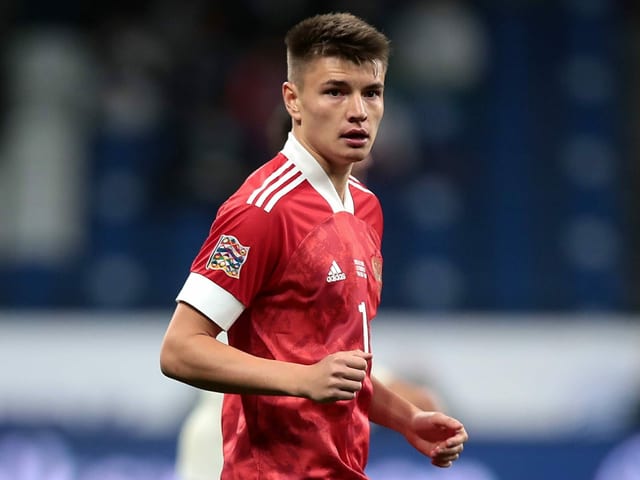 Andrej Mostowoi im Trikot der russischen Nationalmannschaft Andrej Mostowoi im Trikot der russischen Nationalmannschaft