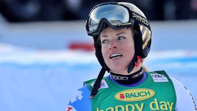 Lara Gut schaut verärgert Lara Gut schaut verärgert