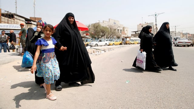Strassenszene in Basra Strassenszene in Basra