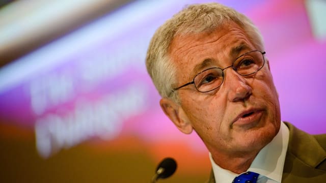 Chuck Hagel Shangri-La-Dialog in Singapur. Chuck Hagel Shangri-La-Dialog in Singapur.