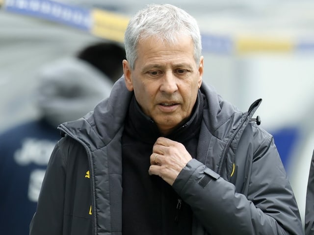 Dortmund-Trainer Lucien Favre. Dortmund-Trainer Lucien Favre.