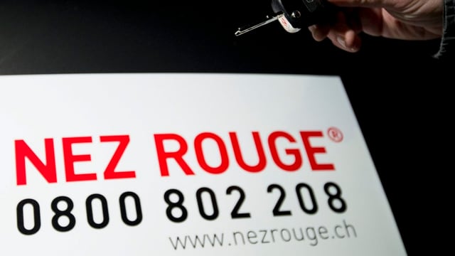 Die Telefonnummer der Organisation «Nez Rouge» Die Telefonnummer der Organisation «Nez Rouge»