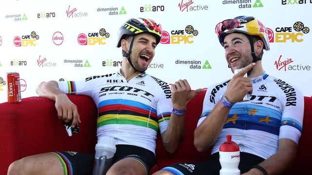Nino Schurter e Lars Forster Nino Schurter e Lars Forster