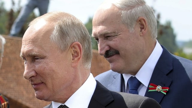 Waldimir Putin und Alexander Lukaschenko Waldimir Putin und Alexander Lukaschenko