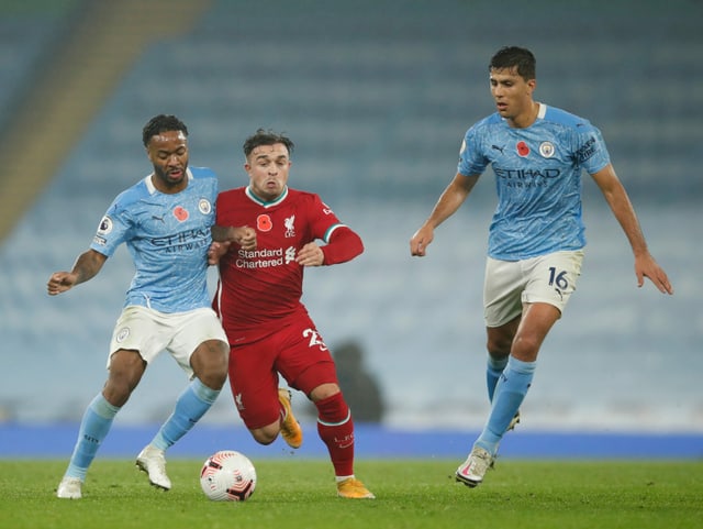 Shaqiri und ManCity-Spieler Shaqiri und ManCity-Spieler