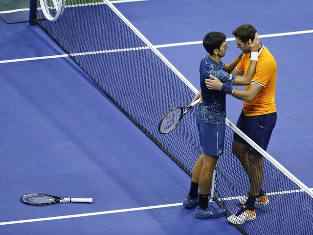 Djokovic bei den US Open 2018