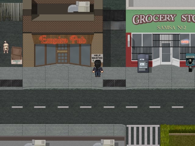 Spielszene aus dem Game «Always Sometimes Monsters». Spielszene aus dem Game «Always Sometimes Monsters».