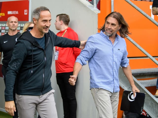 Adi Hütter und Martin Schmidt.