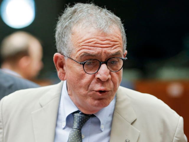 Porträt von Migrationsminister Mouzalas. Porträt von Migrationsminister Mouzalas.