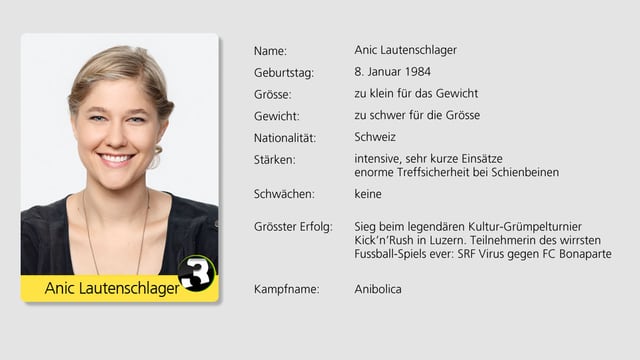 Starke Frau an forderster Front: Anic Lautenschlager. Starke Frau an forderster Front: Anic Lautenschlager.