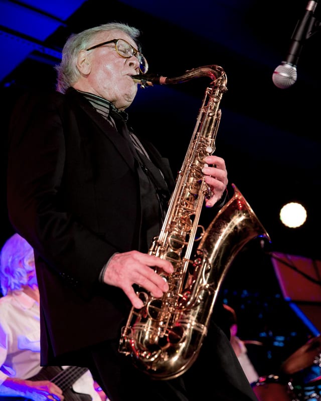 Klaus Doldinger in Stuttgart, 2016. Klaus Doldinger in Stuttgart, 2016.
