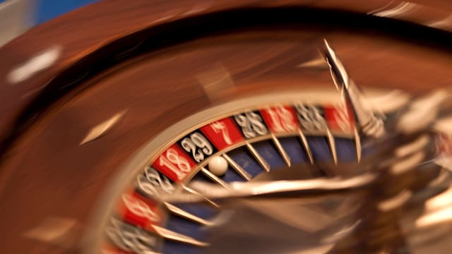 Roulette im Casino. Roulette im Casino.