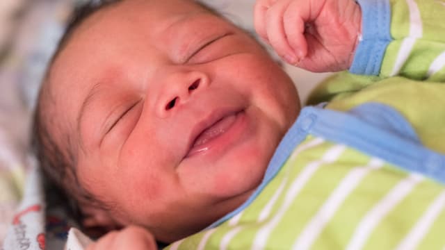 Ein Baby im Porträt Ein Baby im Porträt