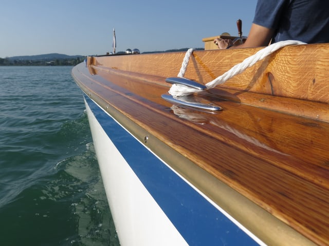 Bootswand und Wasser Bootswand und Wasser