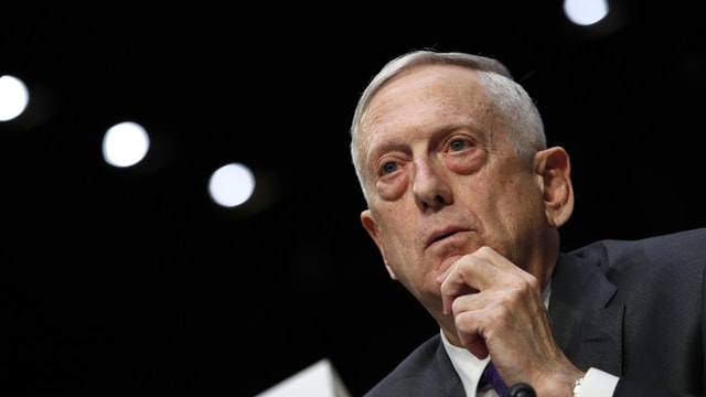 US-Verteidigungsminister James Mattis US-Verteidigungsminister James Mattis